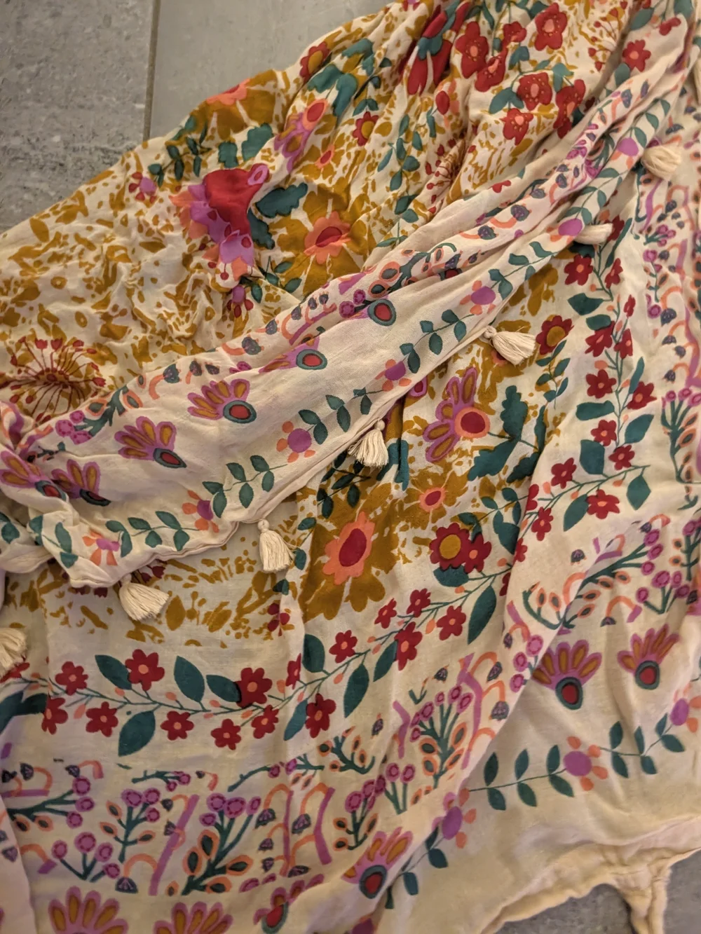Natural life Printed Curtain panels